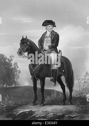 Israel Putnam, 1718-1790, ein general der amerikanischen Armee und Freimaurer Stockfoto