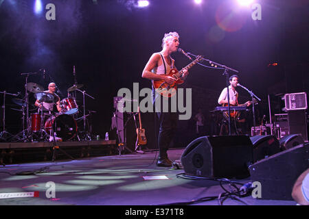 Verrückte Woche 2013 statt am Théâtre de Verdure Featuring: Asaf Avidan wo: Nice, PROVENCE, Frankreich bei: 17. Juli 2013 Stockfoto