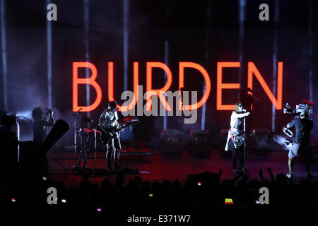 Verrückte Woche 2013 statt am Théâtre de Verdure Featuring: Thirty Seconds to Mars wo: Nice, PROVENCE, Frankreich bei: 16. Juli 2013 Stockfoto