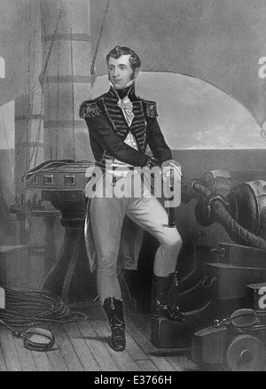 Stephen Decatur Jr., 1779-1820, ein US-amerikanischer Marineoffizier und Nationalhelden, Stockfoto