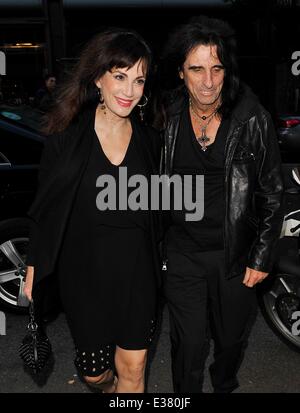 Alice Cooper und Frau Sheryl, zum Abendessen im Restaurant Balthazar ... - I'M Sheryl Cooper