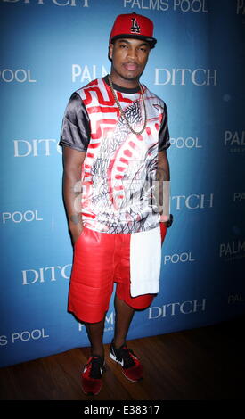 Ne-Yo führt am "Graben freitags" am Graben Pool im Palms Casino Resort Featuring: Ne-Yo wo: Las Vegas, NV, USA bei: 9. August 2013 Stockfoto