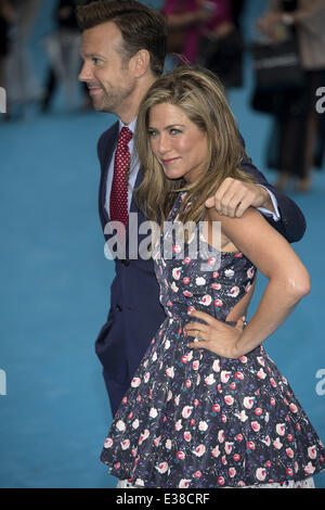 "Wir sind The Millers" - UK Filmpremiere bei statt das Odeon West End - Ankünfte mit: Jennifer Aniston, Jason Sudeikis Where: Stockfoto