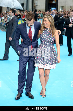 Wir sind The Millers - UK Filmpremiere statt im Odeon West End - Ankünfte mit: Jennifer Aniston, Jason Sudeikis Where: Lo Stockfoto