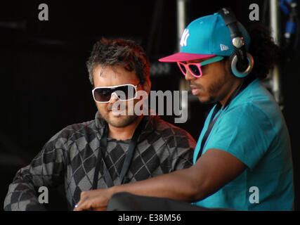 Popfest 2013 im Castle Howard - Auftritten mit: Paul Cattermole, Bradley McIntosh wo: York, Vereinigtes Königreich bei: 18. August 2013 Stockfoto