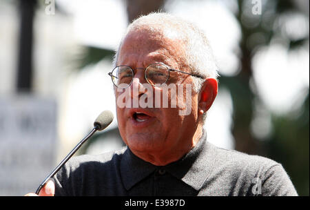 Vin Diesel geehrt auf dem Hollywood Walk Of Fame mit: Ron Meyer wo: Culver City, Kalifornien, Vereinigte Staaten, wann: 26. August 2013 Stockfoto