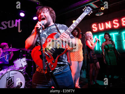 AFS (Austin Film Society) präsentiert "The School of Rock" 10 Jahre Wiedervereinigung Featuring: Jack Black wo: Austin, Texas, USA als: 29. August 2013 Stockfoto