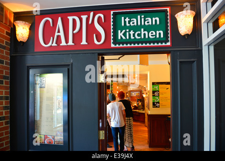 CAPI italienische Küche Restaurant, Navy Pier, Chicago Stockfoto