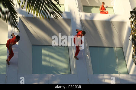 Hermes Beverly Hills neue Boutique Enthüllung und Foto aufrufen mit: Atmosphäre wo: Beverly Hills, Kalifornien, Vereinigte Staaten, wann: 03 September 2013 Stockfoto