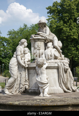 Caroline Matilda Denkmal im französischen Garten, Celle, Niedersachsen, Deutschland Stockfoto