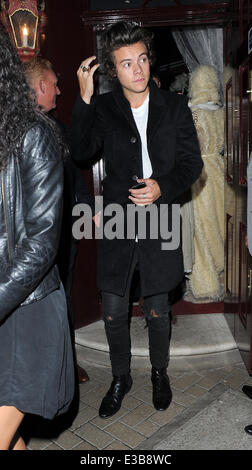 Prominente lassen "AnOther Magazine" Party in N5 Hertfiord Street Club Mayfair mit: Harry Styles wo: London, Vereinigtes Königreich: 16 September 2013 Stockfoto