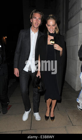 Prominente lassen AnOther Magazine Party in N5 Hertfiord Street Club Mayfair mit: Poppy Delevingne wo: London, Vereinigtes Königreich: 16 September 2013 Stockfoto