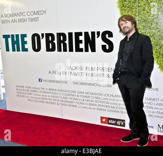 Cast & Gäste zusammenstellen für die irische Filmpremiere von "The O'Briens Movie' im G Hotel & Auge Kino, Galway.  Mitwirkende: Paddy Courtney Where: Galway, Irland bei: 20 September 2013 Stockfoto