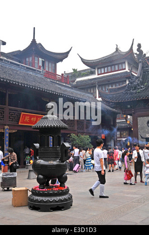 Die Stadt Gottes Tempel Chenghuang Mia Shanghai Chlna Stockfoto