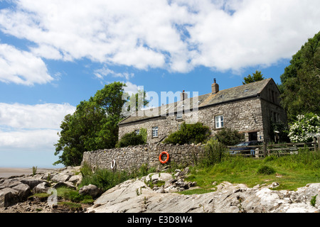 Browns Häuser Zeitpunkt Jenny Brown, Morecambe Bay Silverdale, Lancashire, England UK Stockfoto