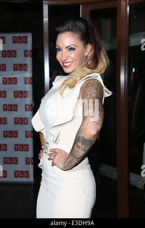 Jodie Marsh startet ihre neue tv-Shows für TLC, "Jodie Marsh auf Steroiden und Jodie Marsh auf dem Spiel", bei Sanctum Soho Hotel Featuring: Jodie Marsh wo: London, Vereinigtes Königreich bei: 9. Oktober 2013 Stockfoto