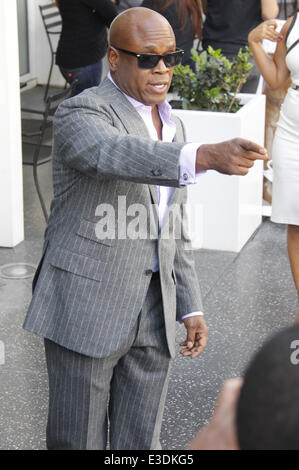 Songwriter/Produzent Kenny "Babyface" Edmonds Zeremonie zu ehren ihn mit dem 2508th Stern auf dem Hollywood Walk of Fame Fe Stockfoto