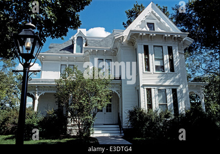 Die langjährige Heimat der 33. US-Präsident Truman und seine Frau ist als eine National Historic Site in Unabhängigkeit, Missouri, USA erhalten. Stockfoto