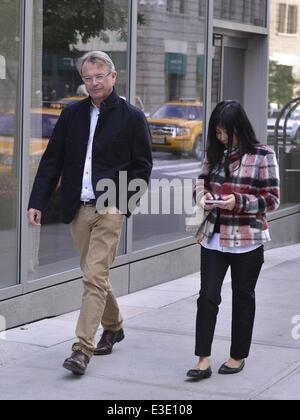 Sam-Nell und Noriko Watanabe in Soho mit: Sam Nell, Noriko Wantanabe wo: Manhattan, NY, Vereinigte Staaten, wann: 14. Oktober 2013 Stockfoto