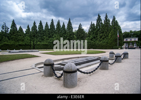 Rethondes Clearing / Lichtung des Waffenstillstandes / Clairière de l'Armistice, WWI Gedenkstätte und Museum, Wald von Compiègne, Frankreich Stockfoto