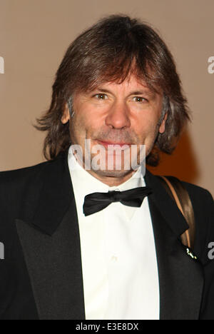 Anreise für die Shakespeares Globe Gala-Dinner mit London: Bruce Dickinson wo: London, Vereinigtes Königreich bei: 17. Oktober 2013 Stockfoto