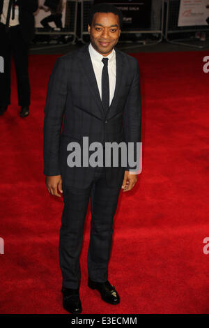 Chiwetel Ejiofor besucht der Accenture Gala europäische Premiere von "Zwölf Jahre A Slave" auf die BFI London Film Festival, Odeon Leicester Square mit: Chiwetel Ejiofor wo: London, Vereinigtes Königreich bei: 15. Oktober 2013 Stockfoto