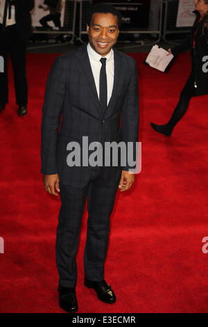 Chiwetel Ejiofor besucht der Accenture Gala europäische Premiere von "Zwölf Jahre A Slave" auf die BFI London Film Festival, Odeon Leicester Square mit: Chiwetel Ejiofor wo: London, Vereinigtes Königreich bei: 15. Oktober 2013 Stockfoto