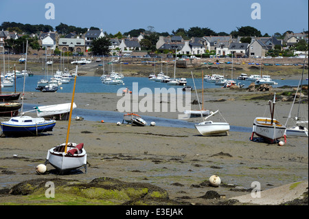 Ploumanac'h Hafen, Côtes-d ' Armor, Tregor, Bretagne, Bretagne, Frankreich Stockfoto