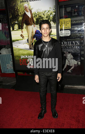 Premiere von Paramount Pictures "Jackass Geschenke: schlechte Opa" auf der TCL Chinese Theatre mit: Aramis Knight wo: Los Angeles, CA, Vereinigte Staaten von Amerika bei: 23. Oktober 2013 Stockfoto