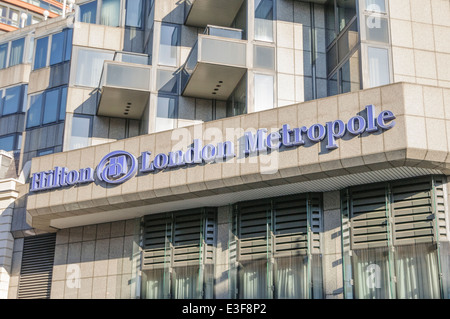 Hilton London Metropole Hotel Stockfoto