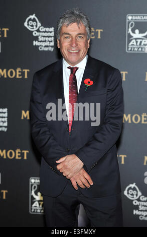 "Nachts im Museum" Barclays ATP World Tour Finals Gala im Naturhistorischen Museum - Ankünfte statt.  Mit: John Inve Stockfoto