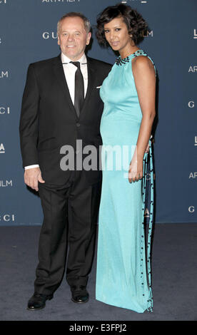 LACMA 2013 Kunst und Film-Gala zu Ehren David Hockney und Martin Scorsese - Ankünfte Featuring: Wolfgang Puck, Gelila Assefa wo: Los Angeles, California, Vereinigte Staaten von Amerika bei: 2. November 2013 Stockfoto