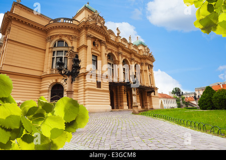 Ansicht von Juliusz Slowacki Theater in Krakau Stockfoto