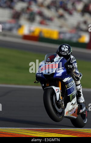 Moto2-GP-Valencia - mit: Jorge LORENZO wo: VALENCIA, Spanien bei: 10. November 2013 Stockfoto