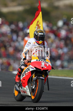 Moto2-GP-Valencia - mit: Marc MARQUEZ wo: VALENCIA, Spanien bei: 10. November 2013 Stockfoto