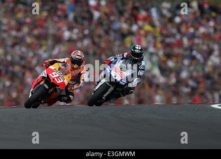 Moto2-GP-Valencia - mit: Marc MARQUEZ wo: VALENCIA, Spanien bei: 10. November 2013 Stockfoto