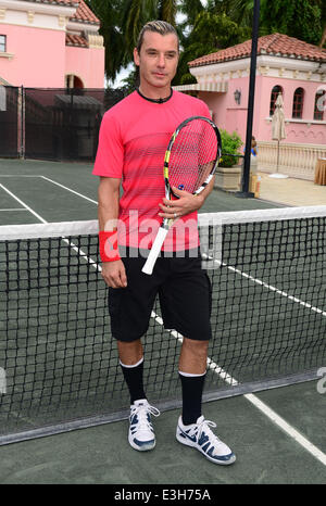 2013 Chris Evert pro-Promi Tennis Classic in Delray Beach-Tennis-Center mit: Gavin Rossdale wo: Delray Beach, Florida, Vereinigte Staaten, wann: 16. November 2013 Stockfoto