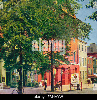 Altes Theater wo Lincoln ermordet wurde - Ford Theater 1900 Washington DC Stockfoto