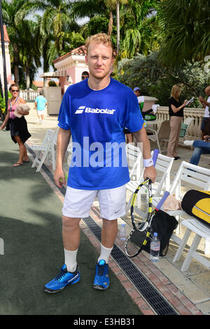 2013 Chris Evert pro-Promi Tennis Classic in Delray Beach-Tennis-Center mit: Kevin McKidd Where: Delray Beach, Florida, Vereinigte Staaten, wann: 16. November 2013 Stockfoto