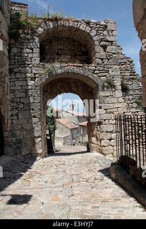 Lacoste-Provence-Frankreich Stockfoto