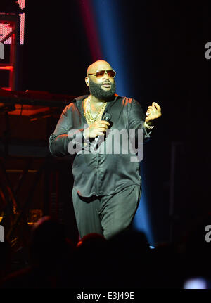 Rick Ross Konzert am James L. Knight International Center Featuring: Rick Ross Where: Miami, Florida, USA bei: 24. November 2013 Stockfoto