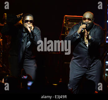 Rick Ross Konzert am James L. Knight International Center Featuring: Rick Ross Where: Miami, Florida, USA bei: 24. November 2013 Stockfoto