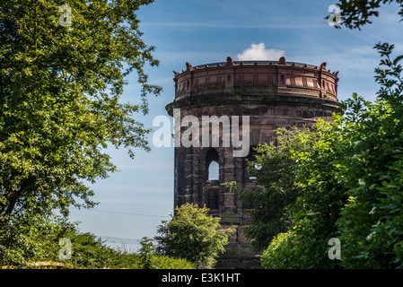 Norton-Wasserturm in Norton nahe Runcorn. Stockfoto