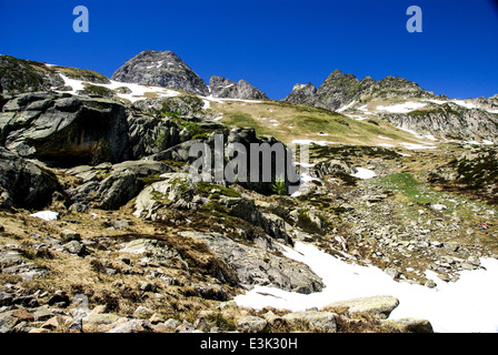Pyrenäen-Nationalpark (Le Parc national des Pyrénées) Stockfoto