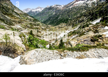 Pyrenäen-Nationalpark (Le Parc national des Pyrénées) Stockfoto
