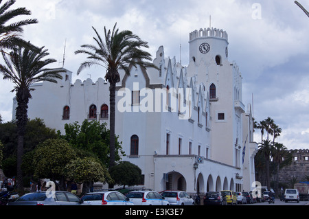 Palazzo del Governo, nun Polizei und Gericht, Fiorestano di Fausto, 1927-29, Kos-Stadt, Kos, Griechenland Stockfoto