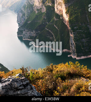 Landschaft der drei Schluchten Stockfoto