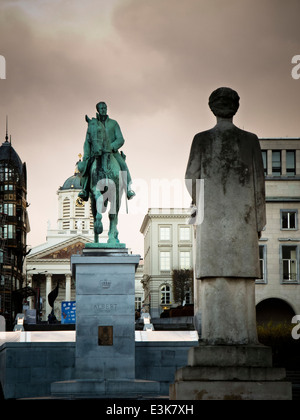 Stadt von Brüssel Mont des Arts Stockfoto