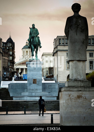 Stadt von Brüssel Mont des Arts Stockfoto