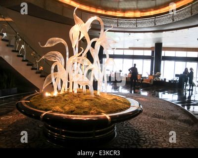 Mandarin Oriental Hotel-Lobby, NYC, USA Stockfoto